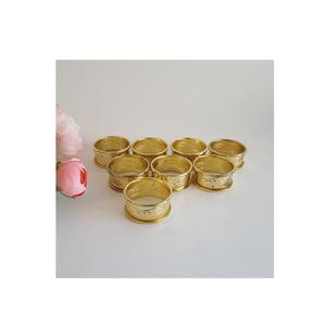 Anillo para Servilletas de Latón Macizo 100%, Hecho a Mano, Duradero, Diseño Personalizado, Anillo para Servilletas de Latón de la Mejor Calidad, Logotipo Personalizado - Product Image 1