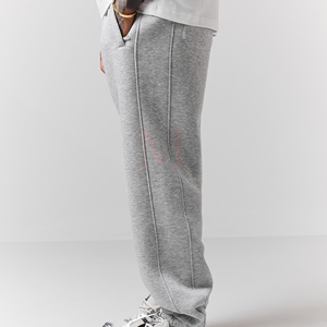 High Quality Custom Logo <b>Joggers</b> Baggy Sweatpants 100% Cotton 450gsm Heavy Sweatpants Available in All Colors - Product Image 2