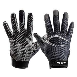 Profesional de diseño personalizado guantes de fútbol americano transpirable Spandex Rugby receptor equipo - Product Image 6