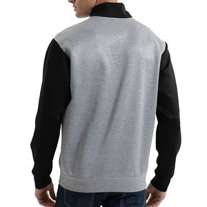 Meilleure qualité tissu personnalisé produits basiques coton mélangé personnalisé meilleur Design nouveauté hommes demi fermeture éclair sweats 2026 - Product Image 4