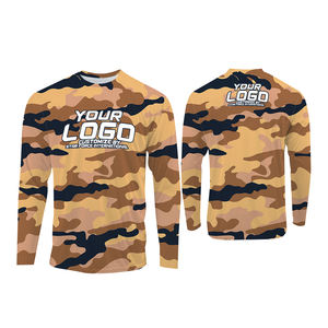 Maillot de pêche sublimé personnalisé Protection UV vêtements de pêche séchage rapide UPF50 Performance chemises à capuche de pêche - Product Image 5