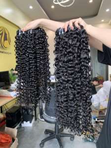 Extensiones de Cabello Remy de Trama Única Euroasiática para Venta al por Mayor, Cabello Natural Vietnamita de Doble Trama, Colores Personalizados VNHL - Product Image 3