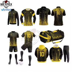 Uniforme de football personnalisable de haute qualité Kombo Kit complet et sublimation imprimé pas cher en vrac vêtements de sport en gros - Product Image 3