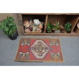 Alfombra de lana Kilim turca de 18x28 pies vintage, Alfombra de tejido plano de retazos rojo y negro para decoración de sala de estar - Product Image 1