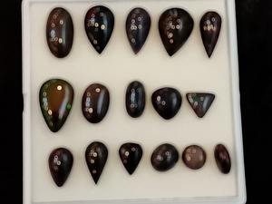 แหวน จี้ ต่างหู โอปอลสีดำธรรมชาติ ทรงคุชชั่น ขัดเงา ดีไซน์โดดเด่น หลากสีสัน ราคาสุดคุ้ม - Product Image 4