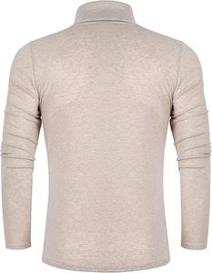 Sweat-shirt à manches longues pour hommes qui aiment le confort minimal et la texture chaude et durable - Product Image 3