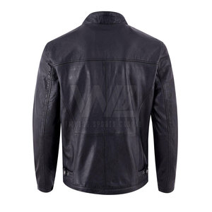 Chaqueta de Cuero para Hombre, Nueva Moda, Chaqueta de Cuero Cortavientos, Gran Venta - Product Image 5