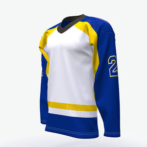 Chemise d'équipe OEM personnalisée de haute qualité Maillot de hockey en maille respirante pour adultes Technique de sublimation Offre Spéciale pour le hockey sur glace - Product Image 2