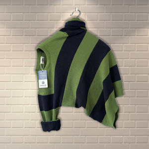 Pull-over à manches longues en tricot de haute qualité 100% coton pour hommes avec col rond Design ODM Supply - Product Image 5