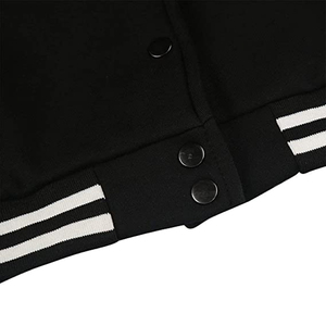 2025 personnalisé de haute qualité corps en laine manches en cuir véritable veste Letterman pour les femmes - Product Image 6