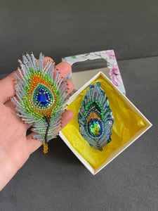 เข็มกลัดลูกปัดออกแบบทำด้วยมืออุปกรณ์เสริมคุณภาพสูงเข็มกลัดออกแบบที่เป็นเอกลักษณ์ของขวัญที่ดีที่สุดสำหรับอาบน้ำเด็ก - Product Image 2