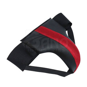 Custom Logo Heavy Duty Genuine PU Leather <b>Groin</b> <b>Guard</b> New Design Boxing Sets - Product Image 3