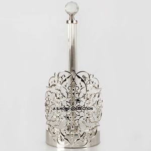 Porte-serviettes en papier Antler Designer, finition argentée, brillant et poli, accessoires de salle de bain à un prix incroyable - Product Image 2