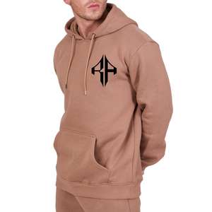 Sudaderas con capucha personalizadas para hombre Impresión de pantalla de seda 100% Material de algodón Logotipo personalizado de alta calidad premium para hombres - Product Image 3
