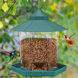 Vente en gros d'aliments suspendus de haute qualité pour colibri mangeoire à oiseaux suspendue à l'extérieur détachable en acrylique pour oiseaux sauvages - Product Image 1