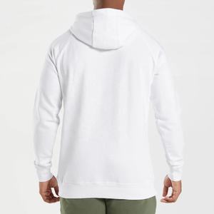 Sweats à capuche avec logo personnalisé imprimé à l'écran, sweat à capuche uni en polaire pour homme, sweat à capuche pour la salle de sport, la course à pied - Product Image 5