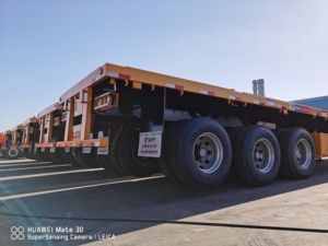 Semirremolque de Plataforma Plana de 40 pies y 3 Ejes para Transporte Pesado, en Oferta - Product Image 2