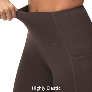 Leggings pour femmes en gros, vêtements de sport pour la salle de sport, respirants, OEM personnalisés, pantalons de yoga pour femmes, leggings de sport en polyester - Product Image 4