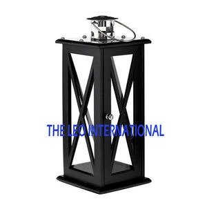 Farol de Vela de Metal Moderno de Gran Diseño con Acabado Negro para Decoración de Iluminación Navideña del Hogar, Hecho a Mano, al por Mayor - Product Image 6