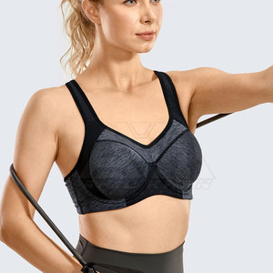 Soutien-gorge de sport à maintien élevé pour femme, réglable à l'arrière, antichoc, pour la course et la gym, fabricant OEM ODM d'articles de sport - Product Image 4