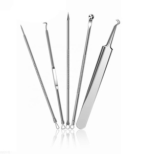 Best Selling Stainless Steel Facial Comedone <b>Extractor</b> Custom-Branded <b>Blackhead</b> Whitehead Remover Light-Aided Acne Remover Home - Product Image 3