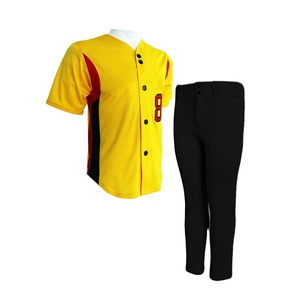 Nuevo conjunto de uniforme de Béisbol Juvenil bordado personalizado Servicios OEM Camiseta de manga corta Jersey Pantalón Chaqueta Camisa de softbol Sublimación en blanco - Product Image 1