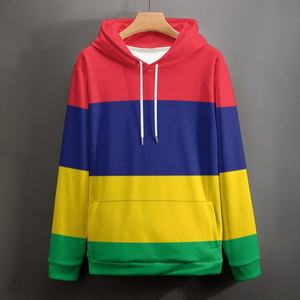 เสื้อฮู้ดสวมหัวแบบลำลองสำหรับผู้ชายแขนยาวหลากสีผ้าโพลีเอสเตอร์ผ้าสแปนเด็กซ์ถักไซส์ใหญ่พิเศษสำหรับเล่นกีฬาฤดูหนาวมีสไตล์ - Product Image 1