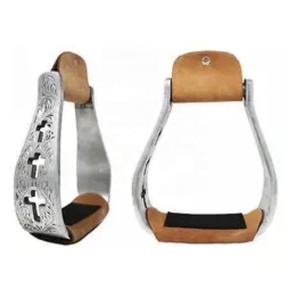 Croix Signe Aluminium Show Étriers Multifonctionnel Western Horse Riding Tack équipements pour chevaux accessoires pour chevaux Conception personnalisée - Product Image 1