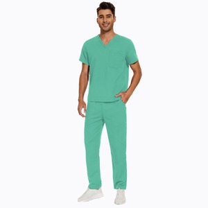 Ensemble d'uniformes médicaux en tricot de haute qualité 100% coton Écologique Couleur et logo personnalisés Fabriqué au Pakistan Vente en gros - Product Image 1