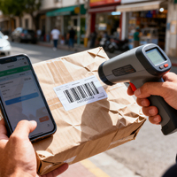 Etiquetas Térmicas Directas con Código de Barras Sensibles al Calor, Duraderas y Personalizadas de Fábrica, para Uso en Empaquetado, Supermercados, Ecológicas, 58*40mm