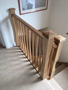 Parts-NPC02บันไดไม้โอ๊คขาวสำหรับติดบันได - Product Image 5