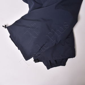 Pantalon de ski baggy personnalisé 2026 bleu en polyester avec cordon de serrage, coupe décontractée, coupe-vent, grande taille, évacuation de l'humidité, logo frontal - Product Image 6