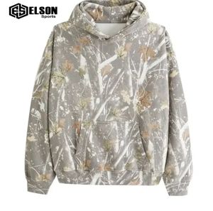 Top Qualité Détresse Hip Hop Acid Wash Sweat À Capuche Surdimensionné Strass Imprimer Pull Noir Hommes Hoodies - Product Image 5