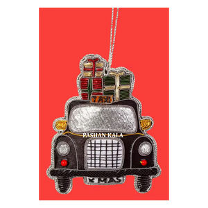 Indian Manufacturer Beautiful Unique Design Handmade Top Class Look Christmas <b>Ornament</b> <b>Car</b> Shape Zari Embroidery For Decoration - Product Image 1