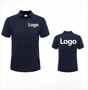 เสื้อโปโลแขนสั้นแบบลำลองเสื้อโปโลแบบถักลายโลโก้ออกแบบได้ตามต้องการฤดูร้อน - Product Image 2