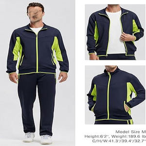 Chándales de lana de tecnología personalizada de algodón para hombre/chándal deportivo 100% poliéster chándal para hombre subido por Dress Sports - Product Image 6