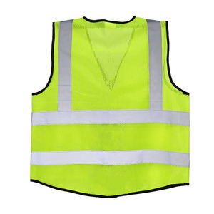 Uniformes de vêtements de travail Mingrui Hi Vis Gilet haute visibilité pour enfants avec poches zippées Gilet de sécurité réfléchissant de qualité supérieure pour une meilleure visibilité - Product Image 2