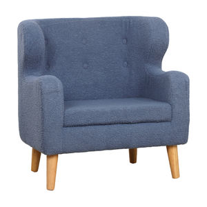 Chaise rembourrée pour tout-petit, fauteuil pour tout-petit avec bois massif, canapé pour enfant en tissu lin, chaise pour enfant pour la salle à manger et l'école - Product Image 3