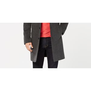 Cappotto Trench in Misto Lana Madison da Uomo Michael Kors, Vestibilità Slim Moderna, Lungo con Decorazioni in Pelliccia, Invernale Grigio Taglia 40 - Product Image 3