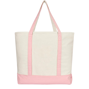 ORCHID Geometric Pattern <b>Canvas</b> Tote Bags | Custom Logo Printed Cotton Shoulder Strap <b>Boxed</b> Bulk Wholesale Shopping Bags - Product Image 6