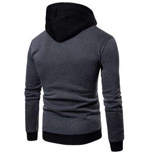 Nuevas sudaderas personalizadas de otoño e invierno ajustadas para hombre, suéteres de punto pesado, sudaderas con cremallera de manga larga - Product Image 4