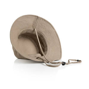 Sombrero de Pescador Personalizado de Ala Ancha de Algodón para Adultos, Impreso y Bordado, Liso, OEM, de Verano - Product Image 2