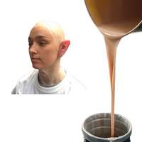 Super Dehnbares Hautfreundliches Flüssiges Silikonkautschuk für SFX-Künstler Spezialeffekte Make-up Körperabformungen Prothesen