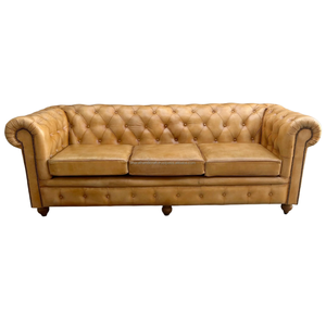 Sofá de 3 Plazas de Cuero Genuino Premium |   Sofá Chesterfield de Cuero |   Muebles de Lujo para Sala de Estar |   Fabricante Mayorista - Product Image 6