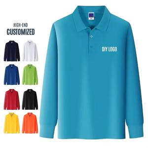 2025 Polos de manga larga en blanco personalizados Diseño libre Bordado y logotipo impreso Deportes de ocio para hombres y mujeres - Product Image 6
