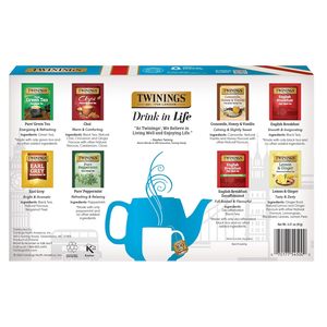 Caja de Regalo con Variedad de Tés Clásicos Twinings, 48 Bolsitas de Té - Product Image 6