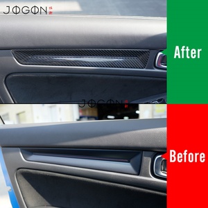 Rivestimento del Pannello Laterale per <span class=keywords><strong>Honda</strong></span> <span class=keywords><strong>Civic</strong></span> <span class=keywords><strong>Type</strong></span> <span class=keywords><strong>R</strong></span> 11a Gen FL5 2023+ in Vera Fibra di Carbonio, Striscia Decorativa per Quattro Porte, Accessori Interni - Product Image 3