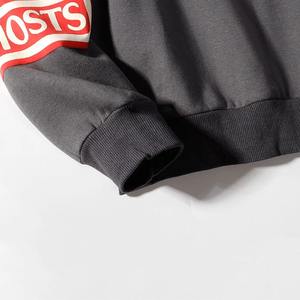 Sweatshirts pulls en coton décontractés pour hommes, sweat à capuche avec broderie personnalisée et impression 3D, style streetwear, polaire teinte unie - Product Image 6