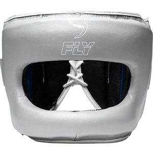 Protège-tête de boxe professionnel réglable en cuir véritable, personnalisable, respirant et durable – Meilleure vente - Product Image 1