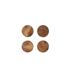 Sous-verres en bois à texture lisse pour une utilisation quotidienne confortable tout en protégeant les tables des taches à la maison, toujours sûrs - Product Image 1